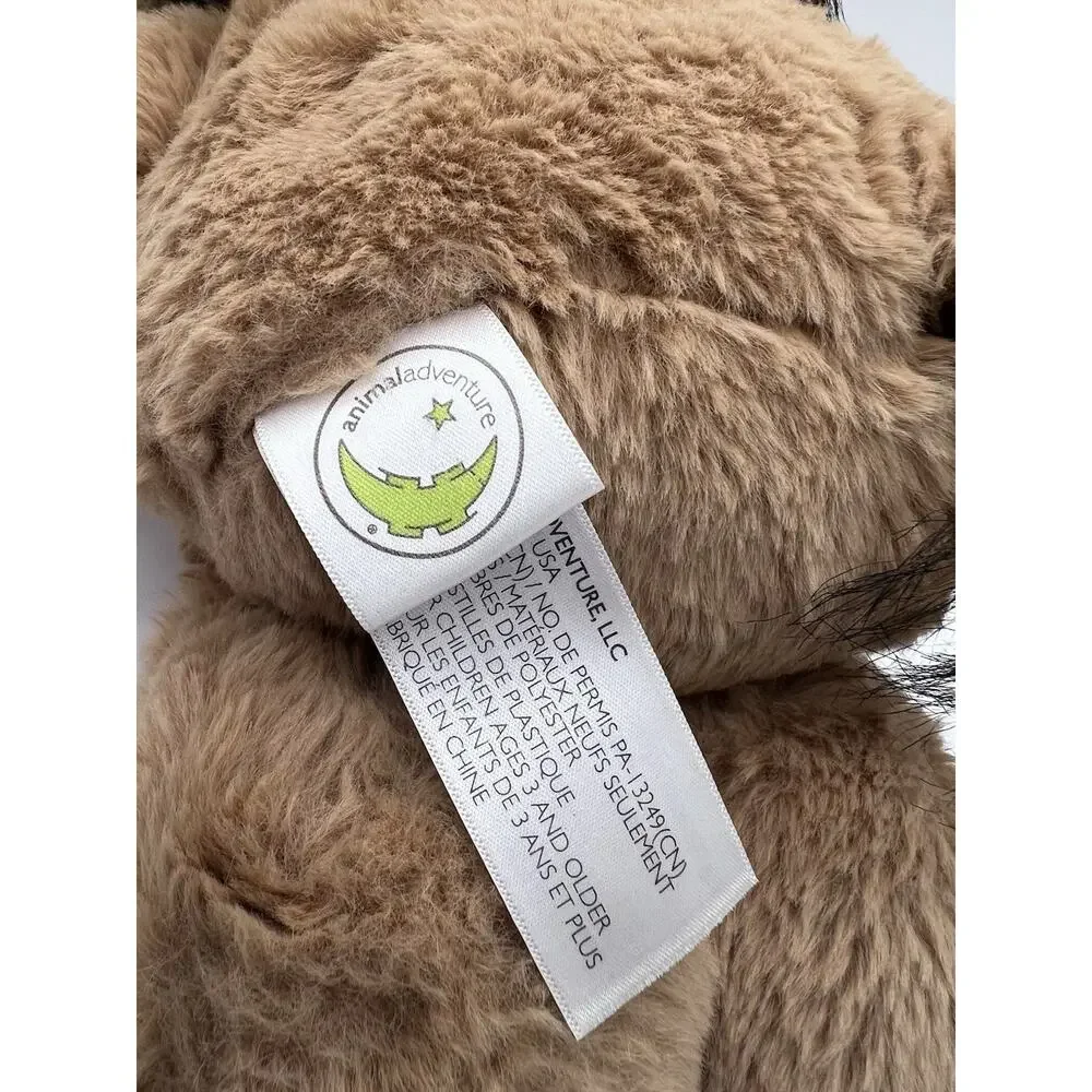 Animal Adventure Lion Plush Brown 11” Sitting Stuffed Animal Soft Toy 2021 HTF